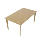 MAYEERTY Original Wood Color Rectangular Dining Table, Scandinavian Simple Multi-Function Table for Home Office