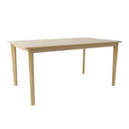 MAYEERTY Original Wood Color Rectangular Dining Table, Scandinavian Simple Multi-Function Table for Home Office