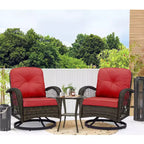 EROMMY 2 - Person Patio Conversation Sets with Cushions