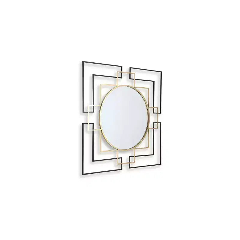 Signature Design by Ashley Oceanal Contemporary Wall Accent Mirror with Square Frame