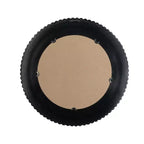 GDFStudio Aurelia Wood Sculpted Round Wall Accent Mirror