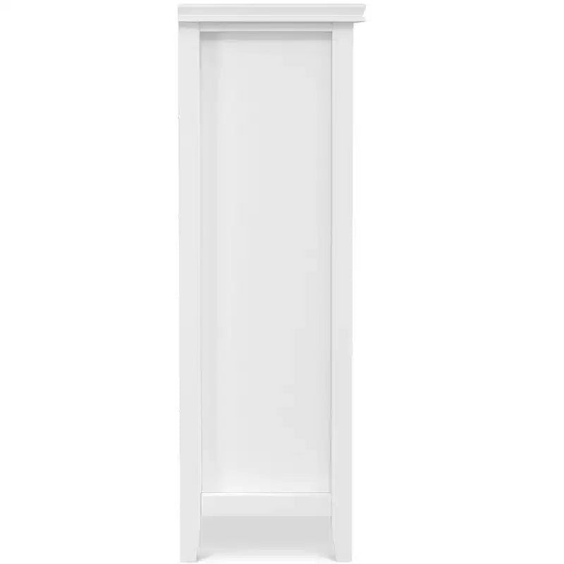 Stratford SOLID WOOD 48 inch x 57 inch Transitional 12 Cube Storage in White