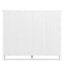 Stratford SOLID WOOD 48 inch x 57 inch Transitional 12 Cube Storage in White