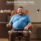 HOMLUX High Back Executive Office Chair Recline Function Ergonomic Desk Chair with Comfy Lumbar & Neck Support