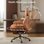 HOMLUX High Back Executive Office Chair Recline Function Ergonomic Desk Chair with Comfy Lumbar & Neck Support