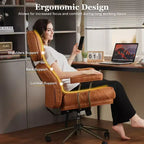 HOMLUX High Back Executive Office Chair Recline Function Ergonomic Desk Chair with Comfy Lumbar & Neck Support