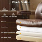 HOMLUX High Back Executive Office Chair Recline Function Ergonomic Desk Chair with Comfy Lumbar & Neck Support