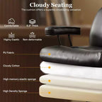 HOMLUX High Back Executive Office Chair Recline Function Ergonomic Desk Chair with Comfy Lumbar & Neck Support
