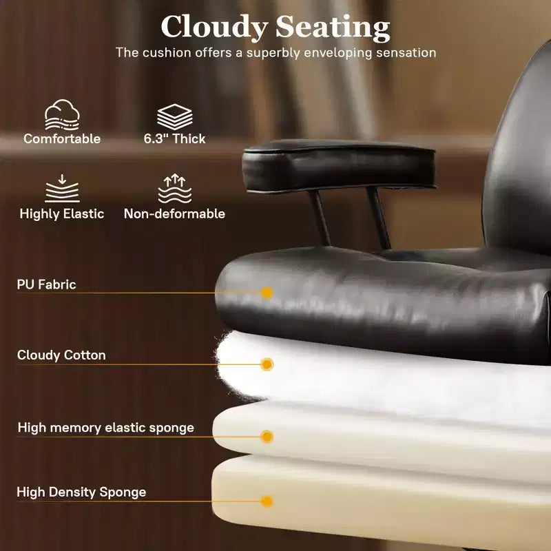 HOMLUX High Back Executive Office Chair Recline Function Ergonomic Desk Chair with Comfy Lumbar & Neck Support