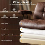 HOMLUX High Back Executive Office Chair Recline Function Ergonomic Desk Chair with Comfy Lumbar & Neck Support