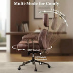 HOMLUX High Back Executive Office Chair Recline Function Ergonomic Desk Chair with Comfy Lumbar & Neck Support