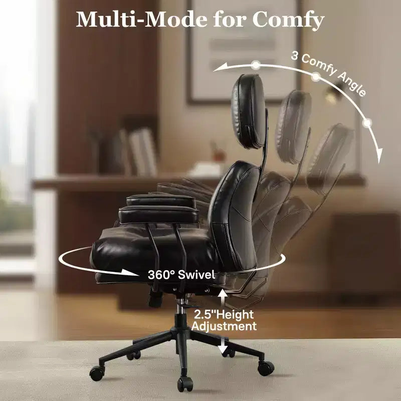 HOMLUX High Back Executive Office Chair Recline Function Ergonomic Desk Chair with Comfy Lumbar & Neck Support