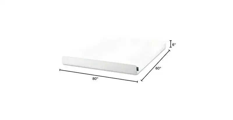 Zinus 6 Inch Queen Green Tea Memory Foam Mattress, Fiberglass Free, Medium Firm Feel, Zoned Pressure Relief, Certified Safe Foams & Fabric