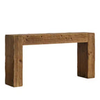MAYEERTY 63-Inch Wood Console Table, Farmhouse Entryway Sofa Table