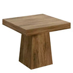 MAYEERTY 31.5 Square Farmhouse Dining Table, Small Kitchen Dinner Table