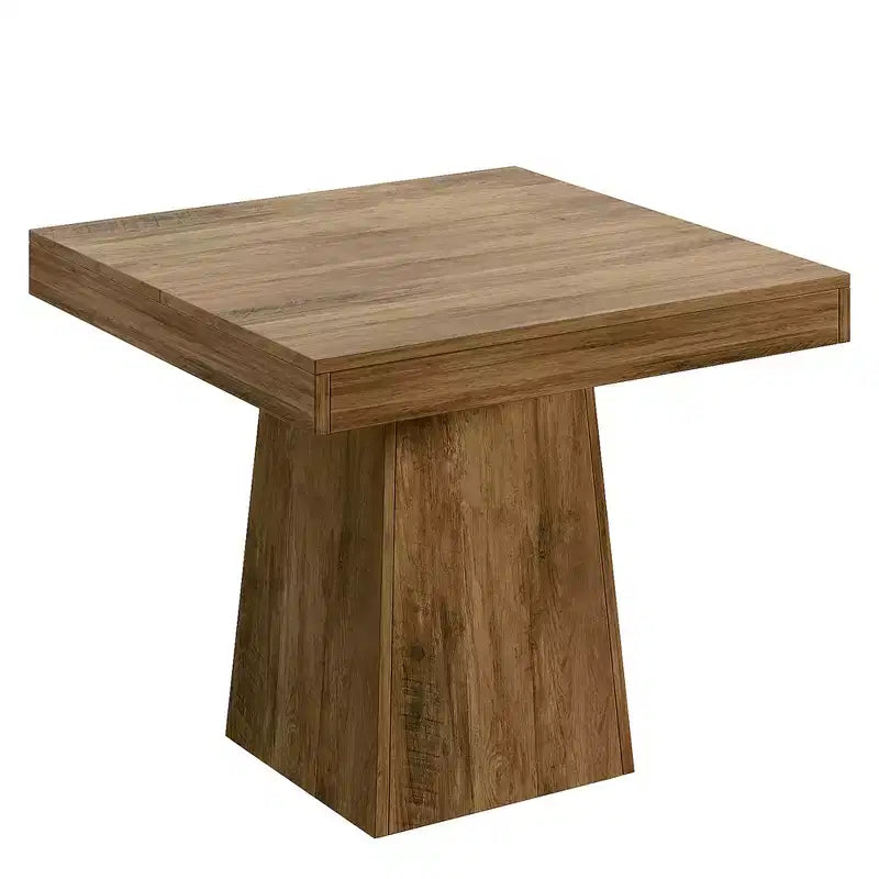 MAYEERTY 31.5 Square Farmhouse Dining Table, Small Kitchen Dinner Table