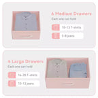 Dresser for Bedroom with 12 Drawer, Dressers & Chests of Drawers for Hallway, Entryway, Storage Organizer Unit with Fabric, Sturdy Metal Frame