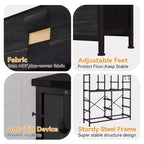 Dresser for Bedroom with 12 Drawer, Dressers & Chests of Drawers for Hallway, Entryway, Storage Organizer Unit with Fabric, Sturdy Metal Frame