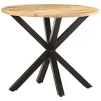 vidaXL Side Table Round End Sofa Table Living Room Coffee Table Solid Wood