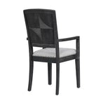 9 Pieces Extendable Dining Table Set for 6, Rectangular Kitchen Dining Table with Removable Leaf and 6 Armless Chairs and 2 Arm Chairs