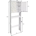 Above Toilet Storage Cabinet Spacesaver for Bathroom