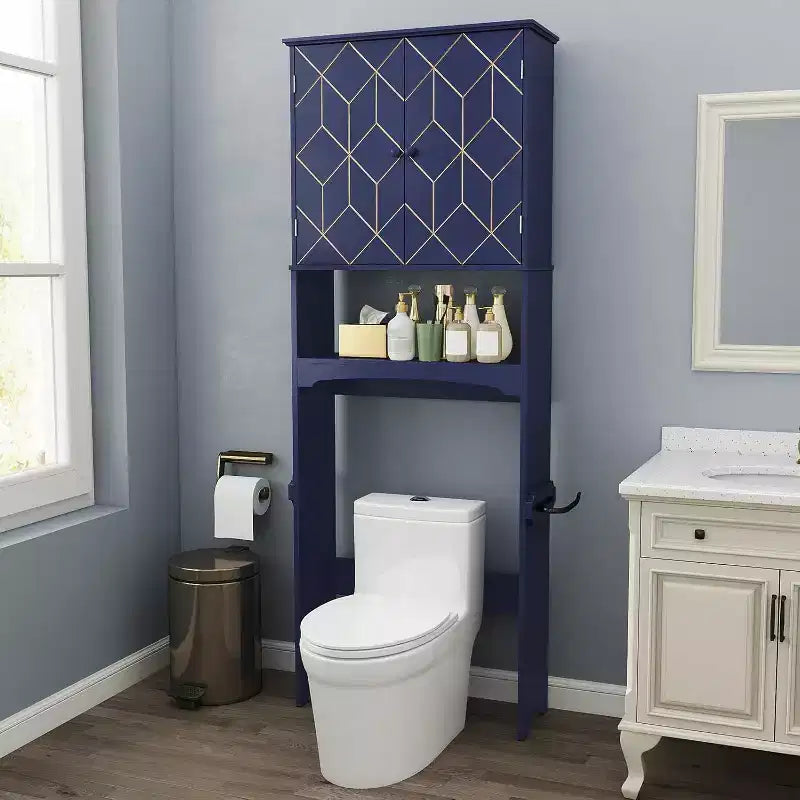 Above Toilet Storage Cabinet Spacesaver for Bathroom