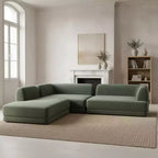 Christopher Knight Home Doyoung Modern 115 3-Piece L-Shaped Sectional Sofa