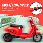 Acekool 24V Kids Electric Moped Scooter, 2 Wheel Ride On Motorcycle with Seat, 350W Drive up to 14 MPH for Ages 814