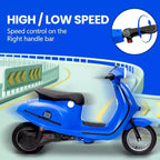 Acekool 24V Kids Electric Moped Scooter, 2 Wheel Ride On Motorcycle with Seat, 350W Drive up to 14 MPH for Ages 814