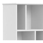 Tierney SOLID HARDWOOD 64 inch x 22 inch Mid Century Modern Bookcase and Storage Unit
