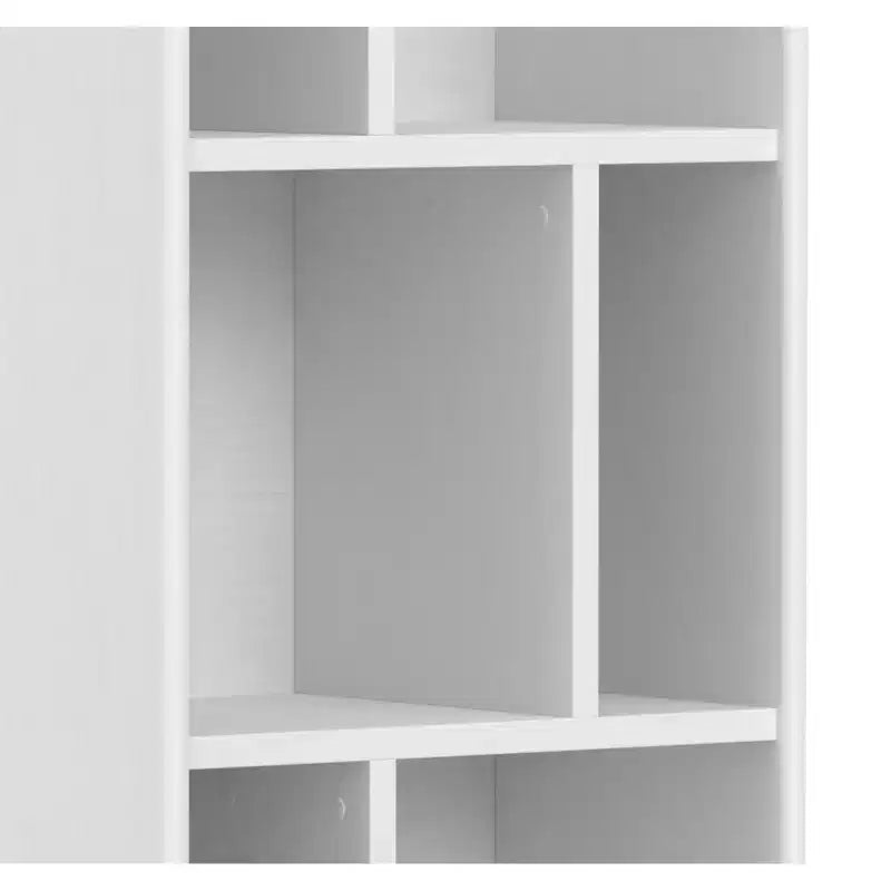 Tierney SOLID HARDWOOD 64 inch x 22 inch Mid Century Modern Bookcase and Storage Unit