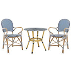 Hooper 3 Piece Bistro Set - Indoor/Outdoor - PAT9501 - Safavieh