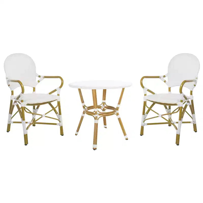 Hooper 3 Piece Bistro Set - Indoor/Outdoor - PAT9501 - Safavieh