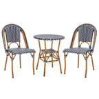 California 3 Piece Bistro Set - Indoor/Outdoor - PAT9505 - Safavieh