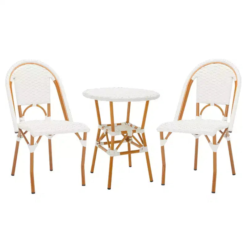 California 3 Piece Bistro Set - Indoor/Outdoor - PAT9505 - Safavieh