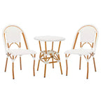 California 3 Piece Bistro Set - Indoor/Outdoor - PAT9505 - Safavieh