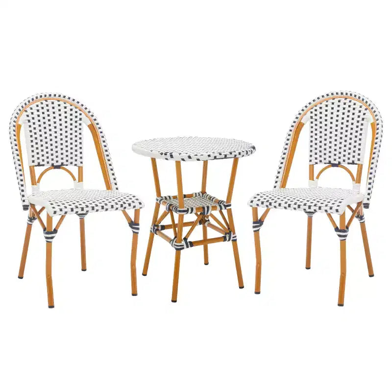 California 3 Piece Bistro Set - Indoor/Outdoor - PAT9505 - Safavieh