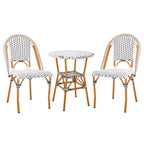 California 3 Piece Bistro Set - Indoor/Outdoor - PAT9505 - Safavieh