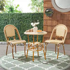 California 3 Piece Bistro Set - Indoor/Outdoor - PAT9505 - Safavieh