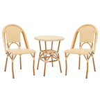 California 3 Piece Bistro Set - Indoor/Outdoor - PAT9505 - Safavieh