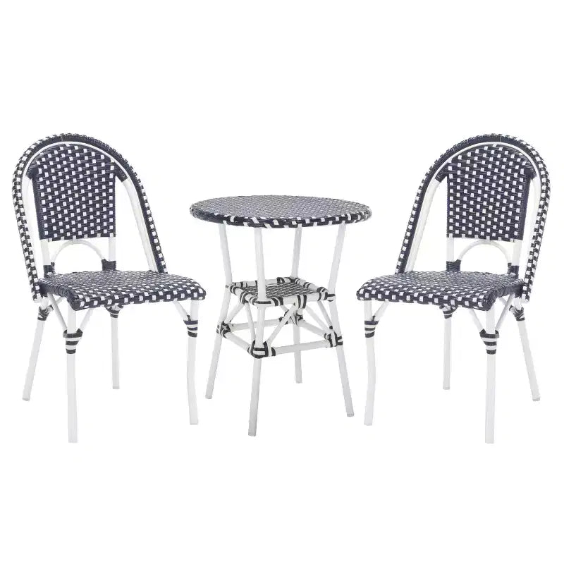 California 3 Piece Bistro Set - Indoor/Outdoor - PAT9505 - Safavieh