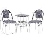 California 3 Piece Bistro Set - Indoor/Outdoor - PAT9505 - Safavieh