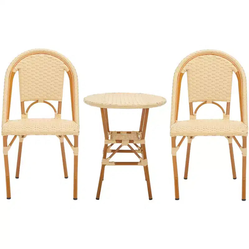 California 3 Piece Bistro Set - Indoor/Outdoor - PAT9505 - Safavieh