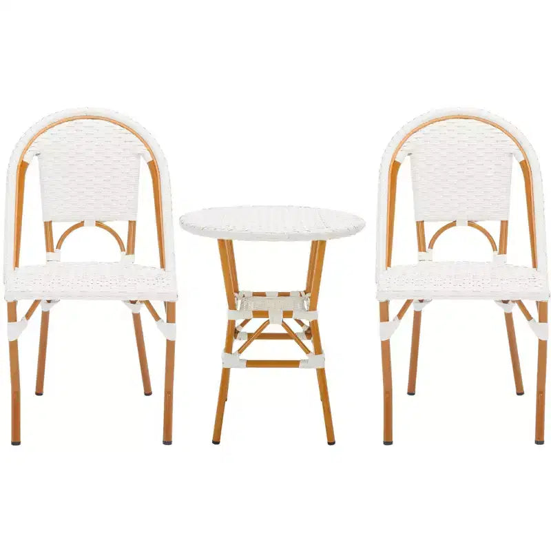California 3 Piece Bistro Set - Indoor/Outdoor - PAT9505 - Safavieh