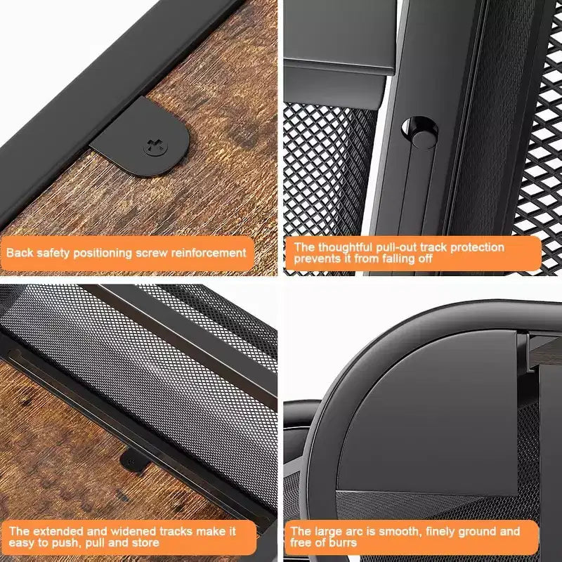 Coffee Pod Drawer Holder Iron Coffee Capsule Storage Rack Office Storage Rack Drawer Type Capsule Storage Box Metal Wooden Coffee Storage Rack