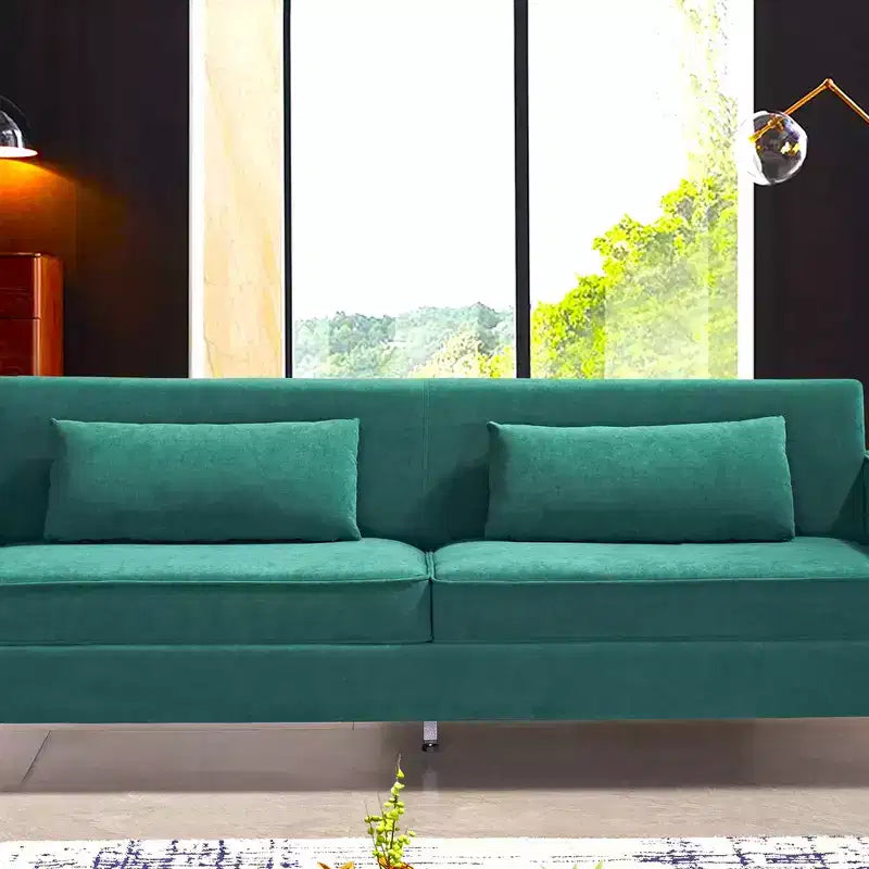 Whisen 85.8 Velvet Sofa, Modern Elegant 4 Seater Couch Sofa with Luxurious Soft Comfort, Easy to Maintain