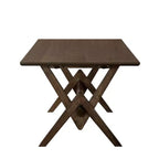 Christopher Knight Home Simon 5 Piece Mid-Century Modern Rubberwood Dining Set with Boucle Upholstered Chairs