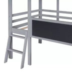 Bellemave Bunk Bed with Storage Shelves and Drawers, Metal Bunk Beds with Pegboard,Noise Free for Kids,Teens and Adults