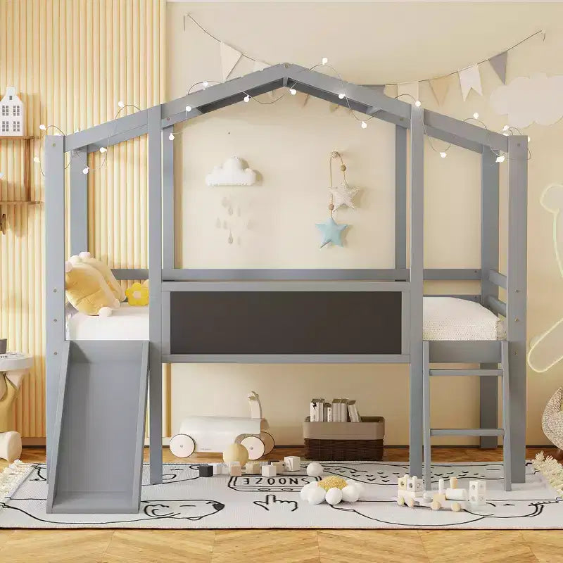 Bellemave Bunk Bed with Storage Shelves and Drawers, Metal Bunk Beds with Pegboard,Noise Free for Kids,Teens and Adults