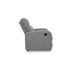 Signature Design by Ashley Carrigan Lane Rocker Recliner, Pull Tab Reclining Chair, Sterling Gray